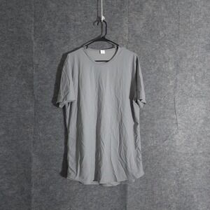 BYLT Premium Basics Shirt Mens Large Gray Tencel Menswear Performances Sports